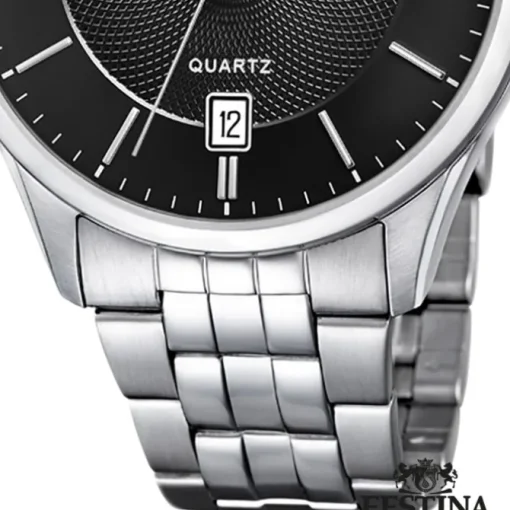 Festina Herren Armbanduhr Klassik F20425/3 Quarz Edelstahl silber UF20425/3