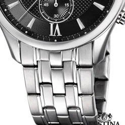 Festina Herren Armbanduhr Retro F6854/8 Quarz Edelstahl silber UF6854/8