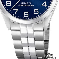 Festina Herren Armbanduhr Klassik F20437/3 Quarz Edelstahl silber UF20437/3
