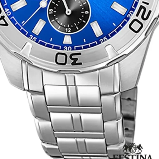Festina Herren Armbanduhr Multifunktion F20445/4 Edelstahl silber UF20445/4