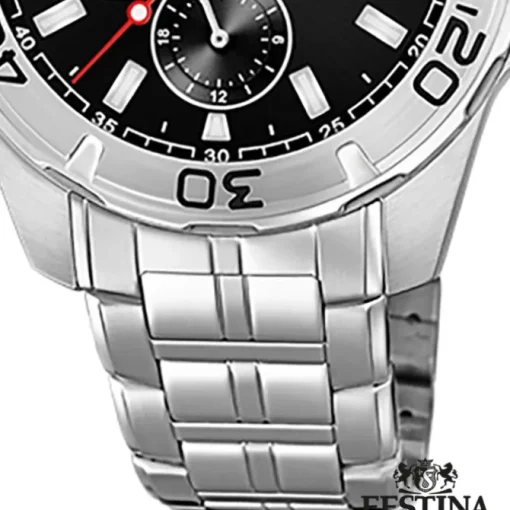 Festina Herren Armbanduhr Multifunktion F20445/3 Edelstahl silber UF20445/3