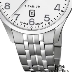 Festina Herren Armbanduhr Klassik F20466/1 Quarz Titan silber UF20466/1