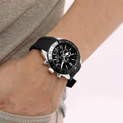 Festina Herren Armbanduhr Keramik F20515/2 Analog Silikon schwarz UF20515/2