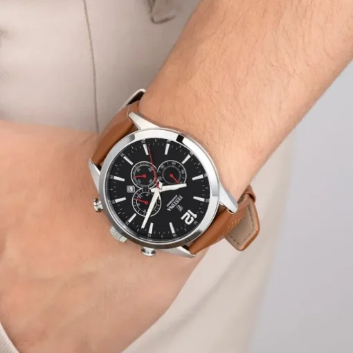 Festina Herren Armbanduhr Timeless Chronograph F20542/6 Leder braun UF20542/6