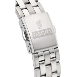 Festina Herren Armbanduhr Time Chronograph F20374/2 Quarz Stahl silber UF20374/2