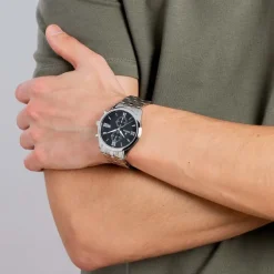 Festina Herren Armbanduhr Retro F6854/8 Quarz Edelstahl silber UF6854/8