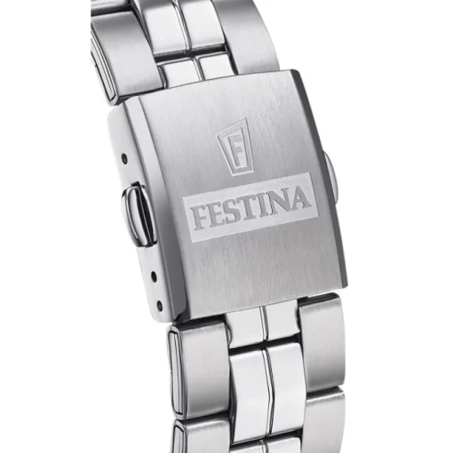 Festina Herren Armbanduhr Klassik F20437/3 Quarz Edelstahl silber UF20437/3