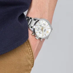 Festina Herren Armbanduhr Time Chronograph F20343/1 Edelstahl silber UF20343/1