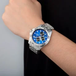 Festina Herren Armbanduhr Multifunktion F20445/4 Edelstahl silber UF20445/4