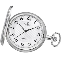 Festina Herren Taschenuhr mit Kette F2024/1 Quarz Analog Edelstahl UF2024/1