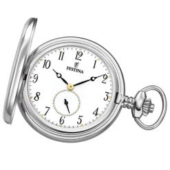 Festina Herren Taschenuhr mit Kette F2026/1 Quarz Analog Edelstahl UF2026/1