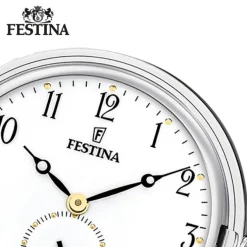 Festina Herren Taschenuhr mit Kette F2026/1 Quarz Analog Edelstahl UF2026/1