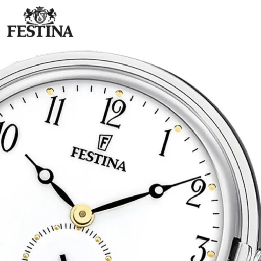 Festina Herren Taschenuhr mit Kette F2026/1 Quarz Analog Edelstahl UF2026/1