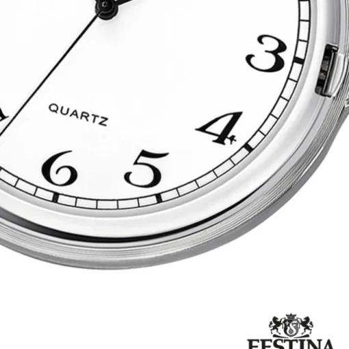 Festina Herren Taschenuhr mit Kette F2022/1 Quarz Analog Edelstahl UF2022/1