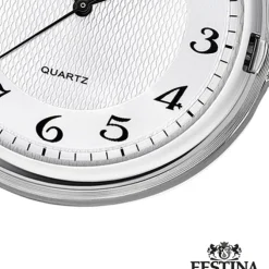Festina Herren Taschenuhr mit Kette F2024/1 Quarz Analog Edelstahl UF2024/1