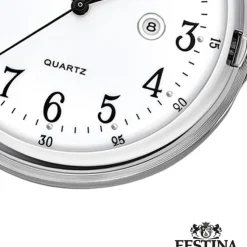 Festina Herren Taschenuhr mit Kette F2023/1 Quarz Analog Edelstahl UF2023/1