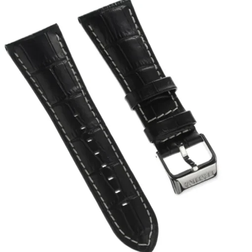 Festina Herren Uhrenarmband 28mm Leder-Band schwarz für Festina UFA16235/S
