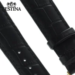 Festina Herren Uhrenarmband 22mm Leder-Band schwarz für Festina F16753 F16751 UFA16753/S