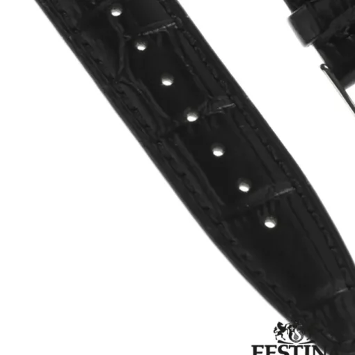 Festina Herren Uhrenarmband 21mm Leder-Band schwarz für Festina F16872 F16871 UFA16872/S