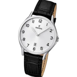 FESTINA Herren-Armbanduhr Klassik analog Quarz Leder UF16745/1