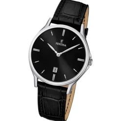 FESTINA Herren-Armbanduhr Klassik analog Quarz Leder UF16745/5