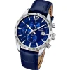FESTINA Herren-Armbanduhr Sport Chronograph analog Quarz Leder UF16760/3