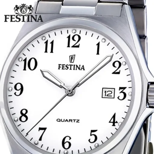 FESTINA Herren-Armbanduhr analog Quarz Edelstahl Klassik Uhr UF16374/1