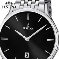 FESTINA Herren-Armbanduhr analog Klassik Quarz Edelstahl UF16744/4