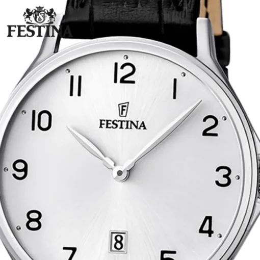 FESTINA Herren-Armbanduhr Klassik analog Quarz Leder UF16745/1