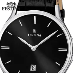 FESTINA Herren-Armbanduhr Klassik analog Quarz Leder UF16745/5