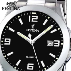 FESTINA Herren-Armbanduhr analog Quarz Edelstahl Klassik Uhr UF16376/4