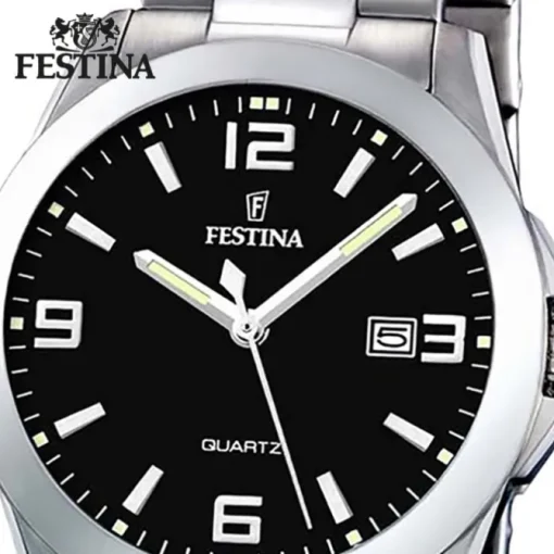 FESTINA Herren-Armbanduhr analog Quarz Edelstahl Klassik Uhr UF16376/4