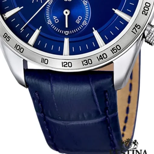 FESTINA Herren-Armbanduhr Sport Chronograph analog Quarz Leder UF16760/3