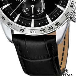 FESTINA Herren-Armbanduhr Sport Chronograph analog Quarz Leder UF16760/4