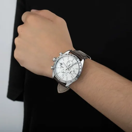 FESTINA Herren-Armbanduhr Sport Chronograph analog Quarz Leder UF16760/1