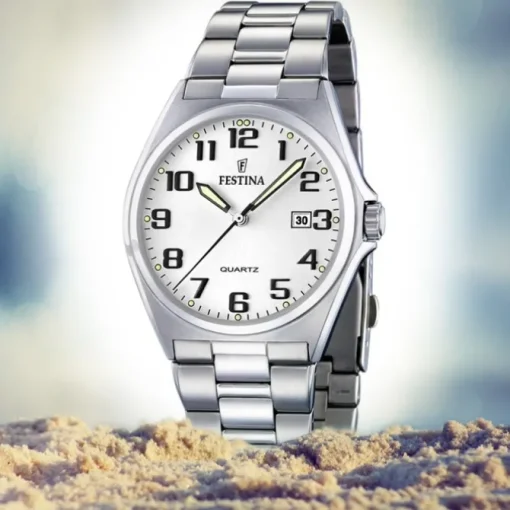 FESTINA Herren-Armbanduhr analog Quarz Edelstahl Klassik Uhr UF16374/9