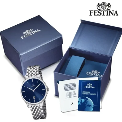 FESTINA Herren-Armbanduhr analog Klassik Quarz Edelstahl UF16744/3