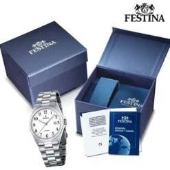 FESTINA Herren-Armbanduhr analog Quarz Edelstahl Klassik Uhr UF16374/1