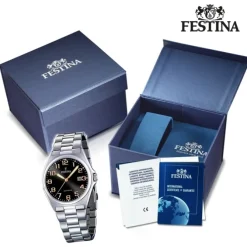 FESTINA Herren-Armbanduhr analog Quarz Edelstahl Klassik Uhr UF16374/8