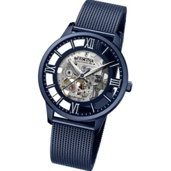 Festina Herrenuhr Automatik F20574/1 Armbanduhr Edelstahl silber UF20574/1