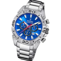 Festina Herrenuhr Chrono Bike F20543/2 Armbanduhr Edelstahl silber UF20543/2