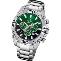 Festina Herrenuhr Chrono Bike F20543/3 Armbanduhr Edelstahl silber UF20543/3