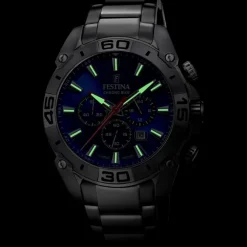 Festina Herrenuhr Chrono Bike F20543/2 Armbanduhr Edelstahl silber UF20543/2