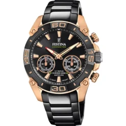Festina Herrenuhr Chrono Bike F20548/1 Armbanduhr Edelstahl schwarz UF20548/1