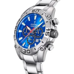 Festina Herrenuhr Chrono Bike F20543/2 Armbanduhr Edelstahl silber UF20543/2