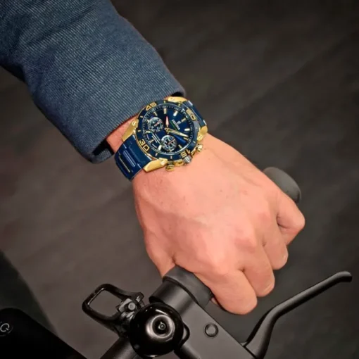 Festina Herrenuhr Chrono Bike F20547/1 Armbanduhr Edelstahl blau UF20547/1