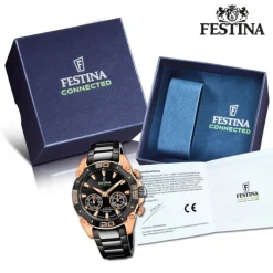 Festina Herrenuhr Chrono Bike F20548/1 Armbanduhr Edelstahl schwarz UF20548/1