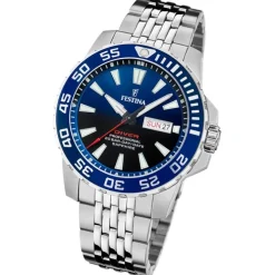 Festina Herrenuhr Edelstahl silber Festina The Originals Armbanduhr UF20661/1
