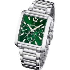 Festina Herrenuhr Edelstahl silber Timeless Chronograph Armbanduhr UF20635/3