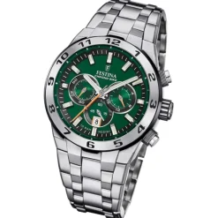 Festina Herrenuhr Edelstahl silber Festina Chrono Bike Armbanduhr UF20670/2